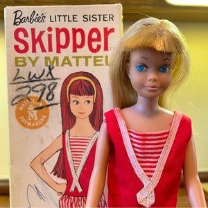 VINTAGE 1963 BARBIE’S LITTLE SISTER SKIPPER by MATTEL